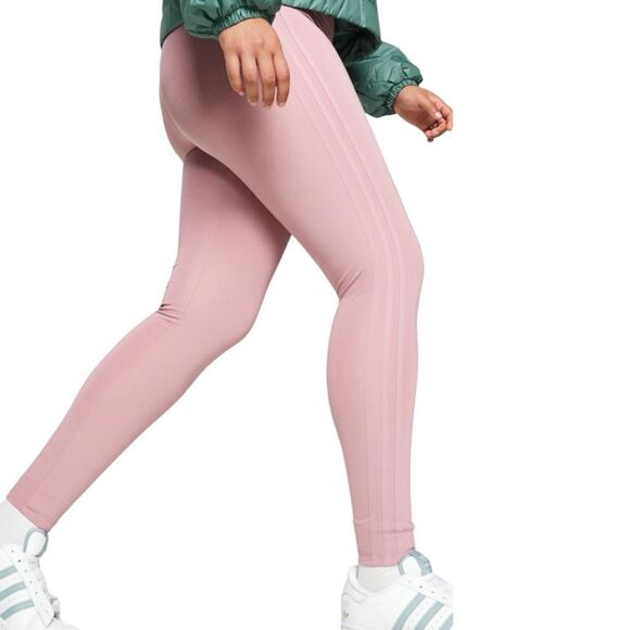 Adidas Originals Tonal 3-Stripes Leggings Magic Mauve XL โ New With Tags - Picture 5 of 15